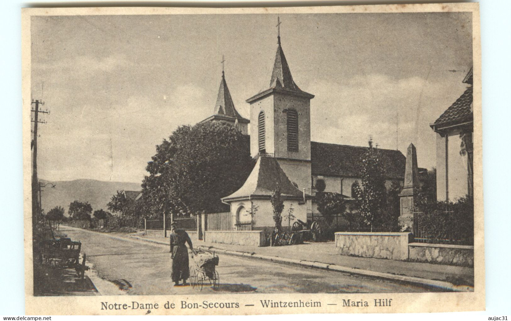 Dép 68 - Wintzenheim - 2 Cartes Notre Dame De Bon-secours - Maria Hilf - Attention Voir état - Wintzenheim