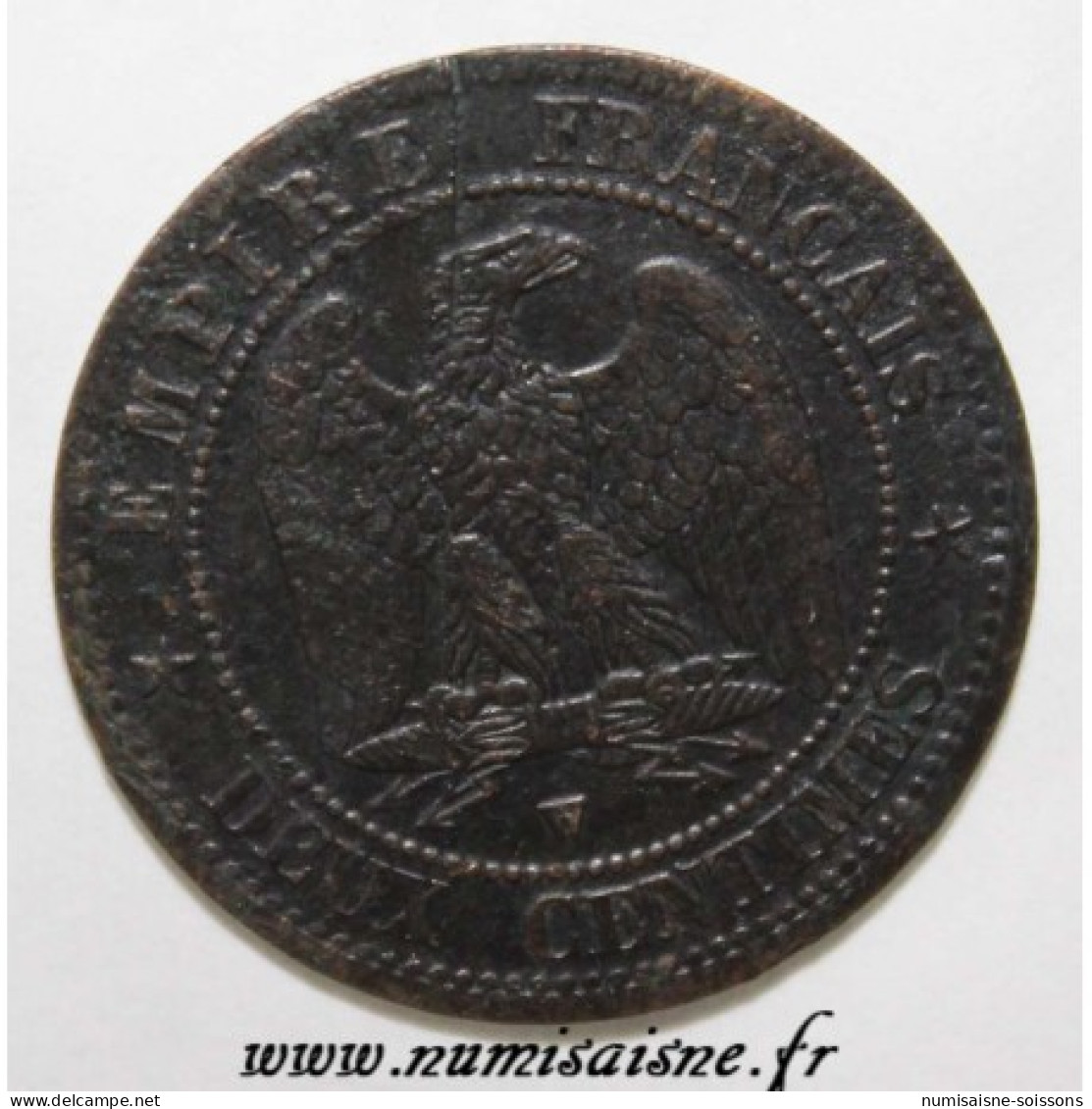 GADOURY 103 - 2 CENTIMES 1854 W - Lille - TYPE NAPOLEON III - KM 776 - TB/TTB - 2 Centimes