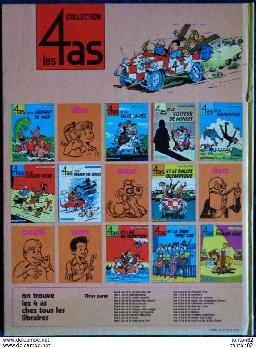 Les 4 As  N° 12 - Les 4 As Et Le Picasso Volé - Casterman - ( 1984 ) . - 4 As, Les