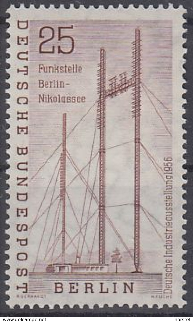 Deutschland Mi 157 Deutsche Industrieausstellung - Antennenmast Berlin-Nikolassee - Ungebraucht