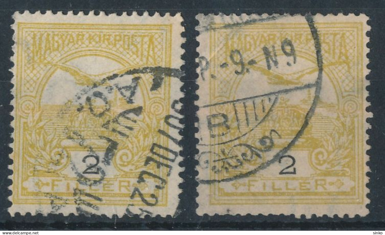 1906. Turul 2f Stamps - Oblitérés