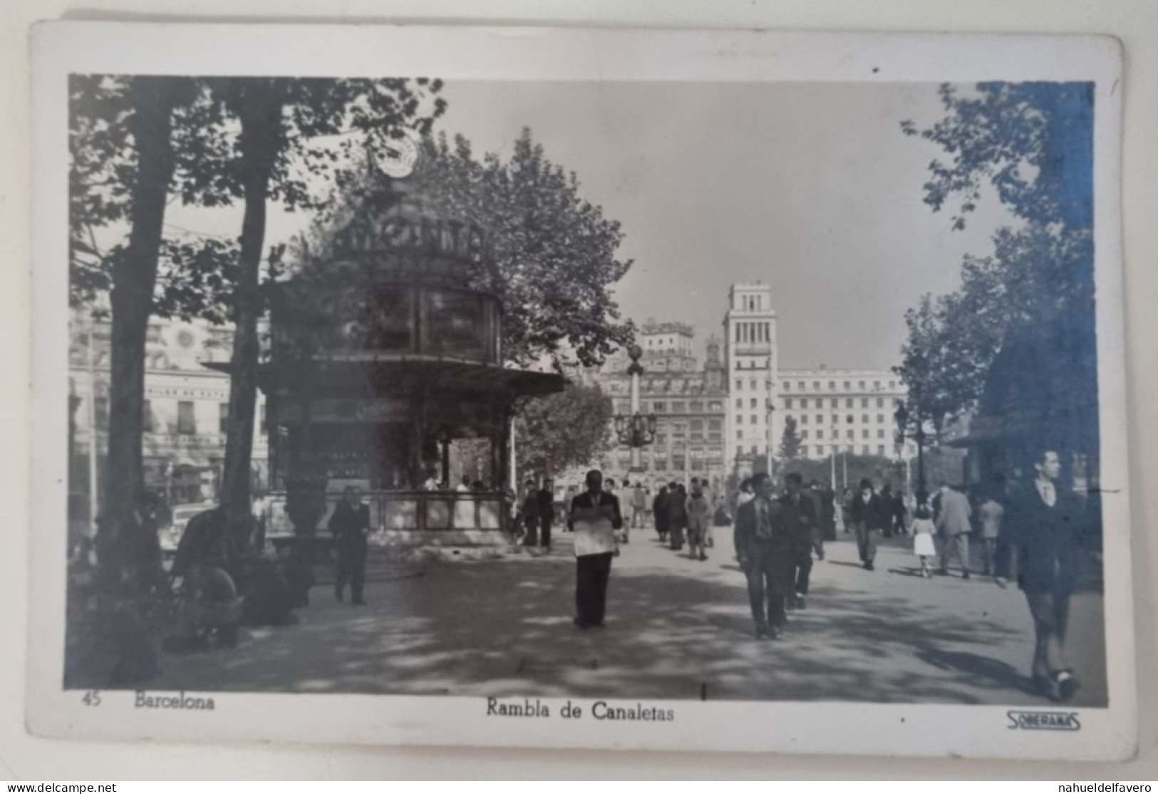 Carta Postale Non Circulée - ESPAÑA - BARCELONA - Rambla De Canaletas - Barcelona