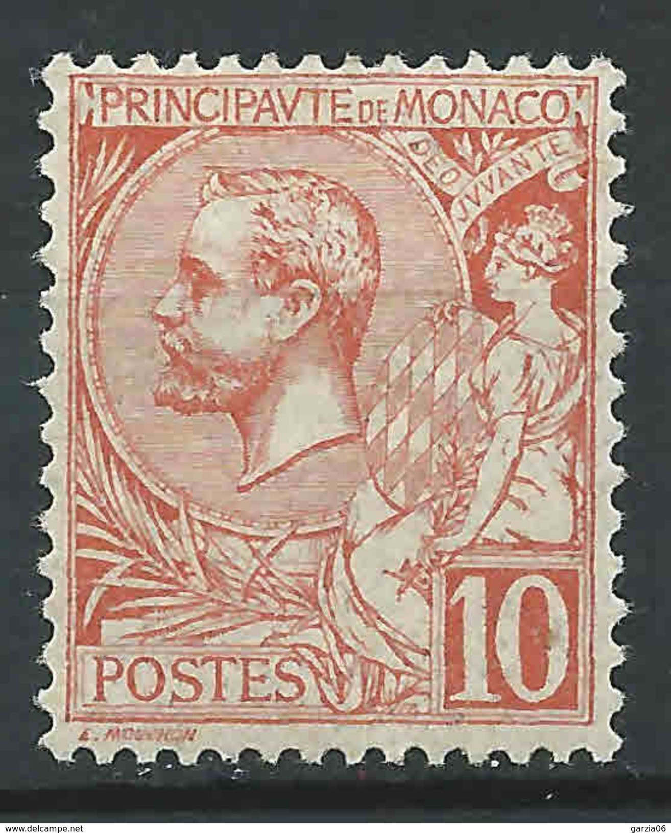 Monaco - 1901 -  Prince Albert 1ier - N° 23  -neuf * - MLH - Ongebruikt