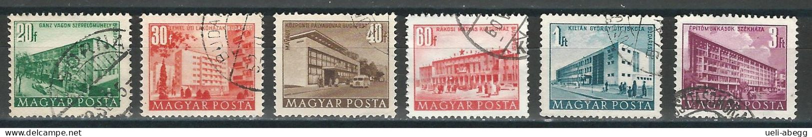 Ungarn Mi 1186-91 I O - Used Stamps