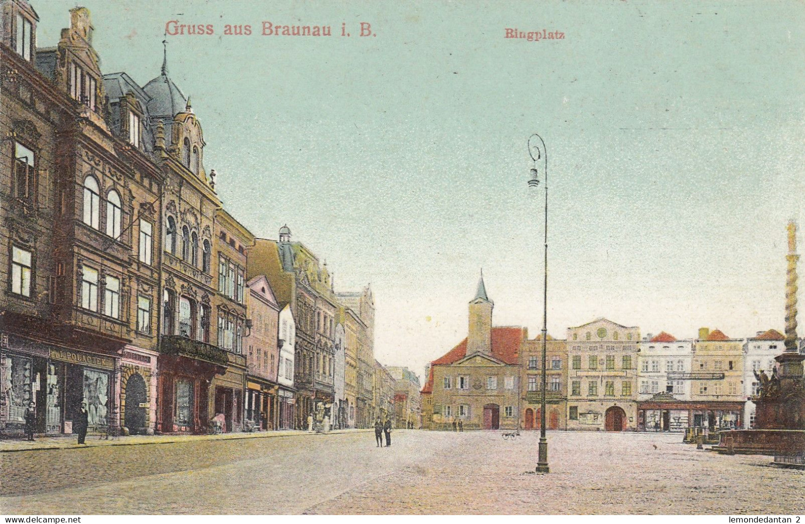 Gruss Aus Braunau I. B. - Ringplatz - Czech Republic