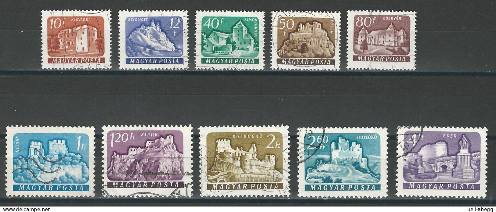 Ungarn Mi 1737-46 O - Used Stamps
