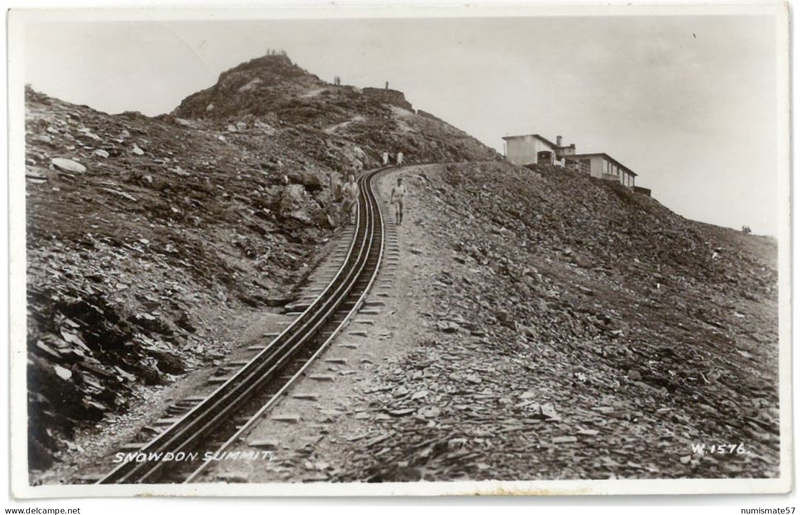 CPA SNOWDON SUMMIT - ( Chemin De Fer - Railway ) - Caernarvonshire