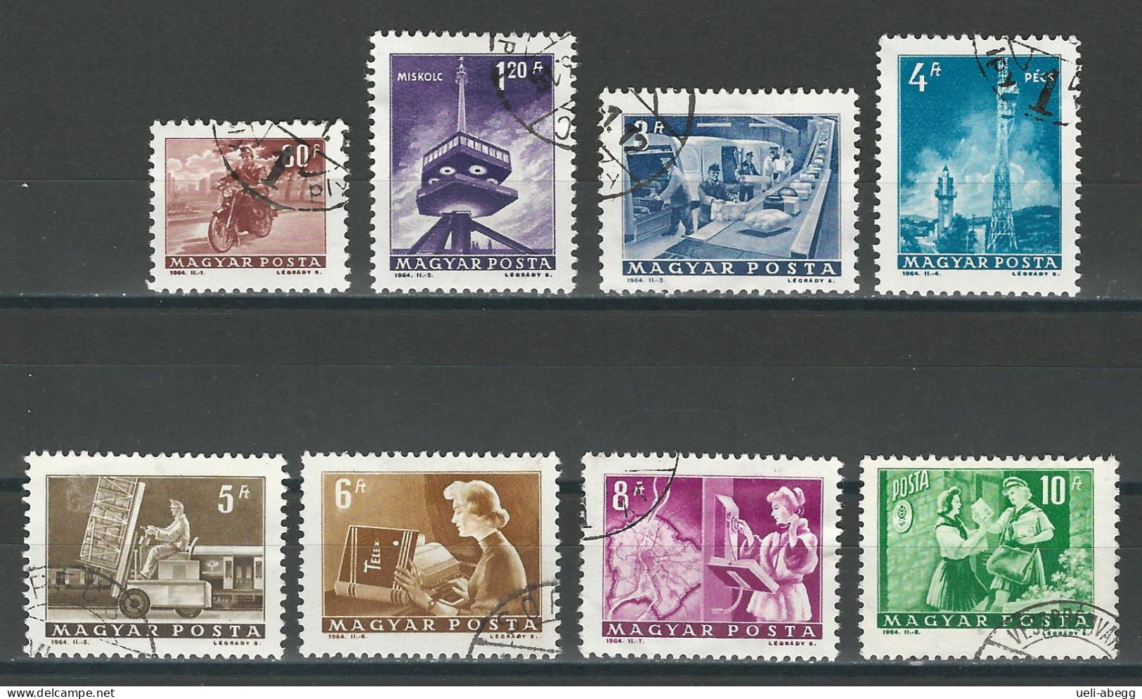 Ungarn Mi 2009-16 O - Used Stamps