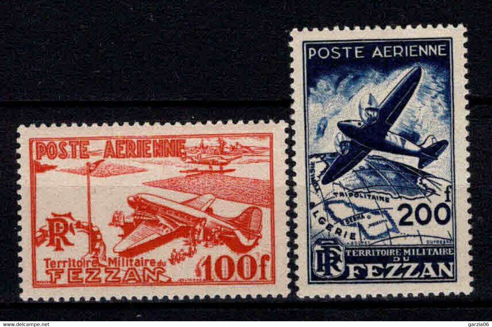 Fezzan  - 1950 - Avions  - PA 4/5 - Neufs ** - MNH - Ongebruikt