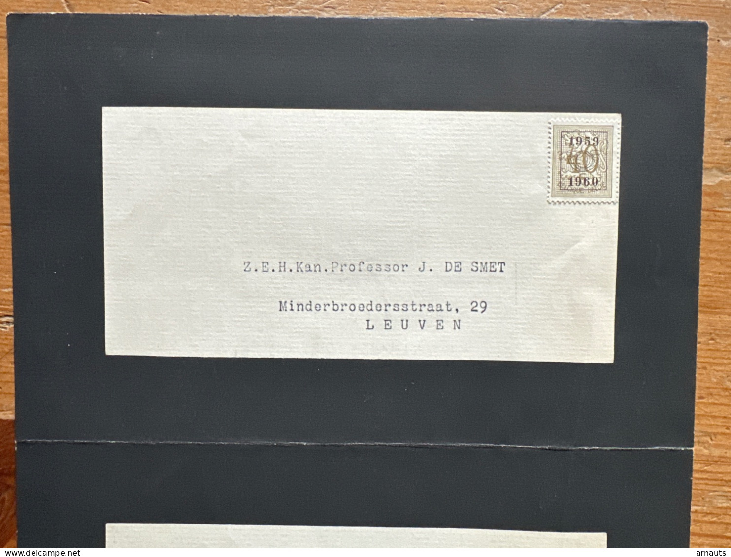 Rector Kath. Univ Leuven KUL U Gebed Chanoine Fernand Renoitre *1894 Ecaussinnes D’Enghien +1958 Zermatt Suisse Prof Wet - Obituary Notices