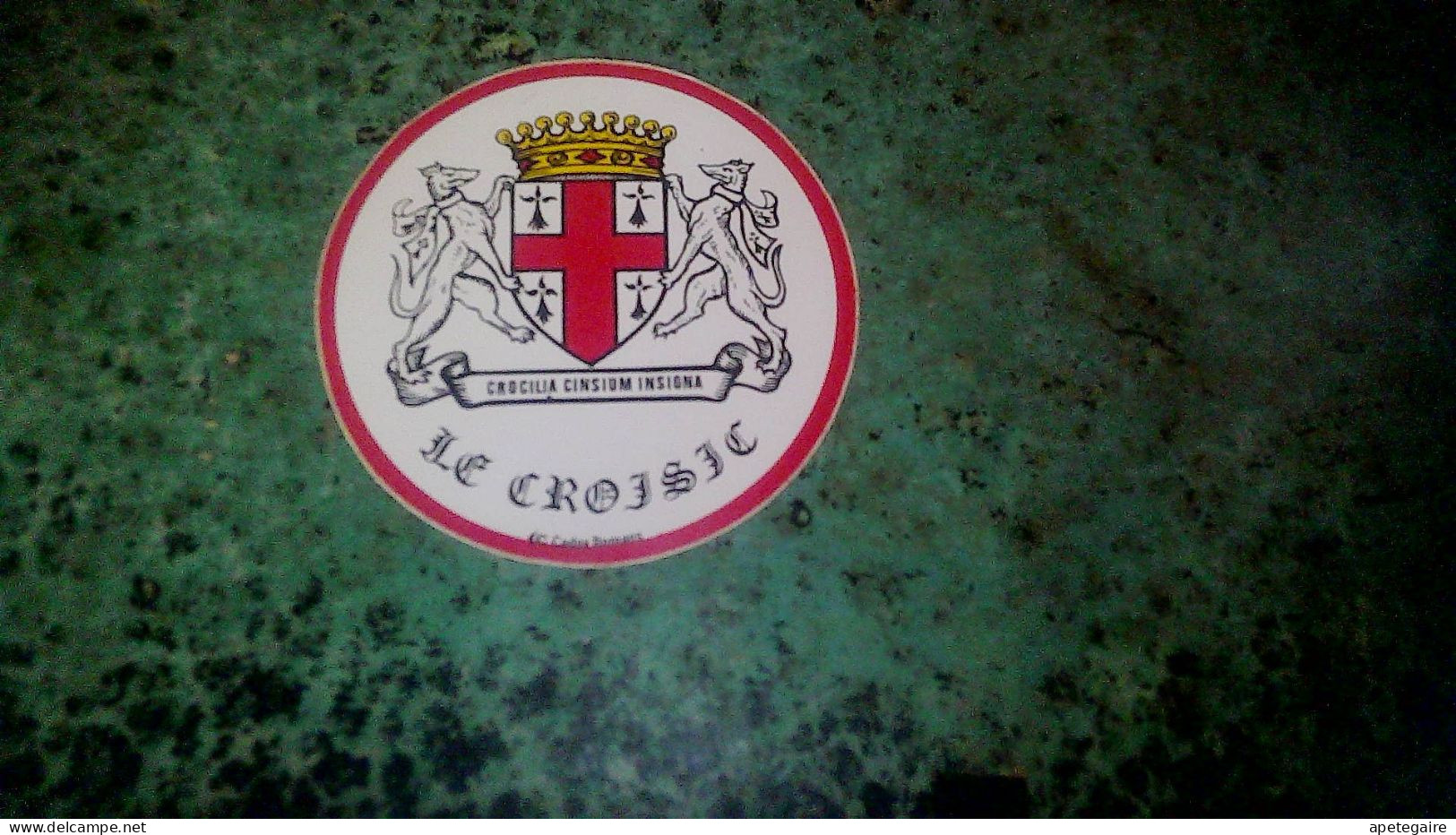 Le Croisic  Autocollant Vintage Non Utilisé  Armoiries De La Cité - Stickers