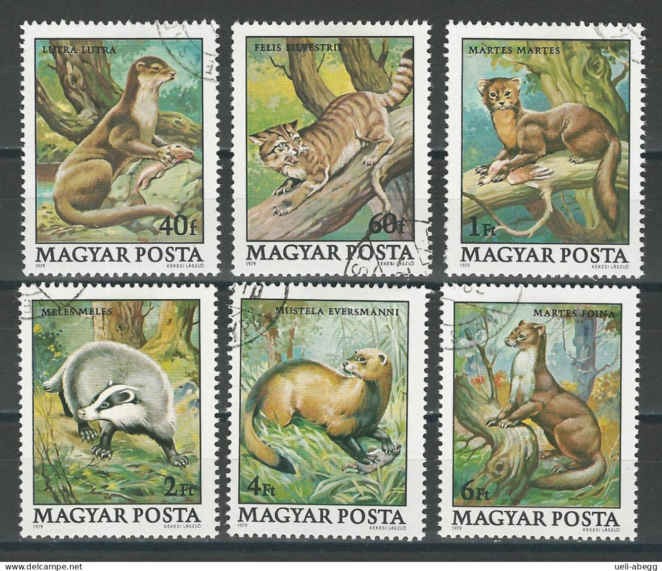 Ungarn Mi 3384-89 O - Used Stamps