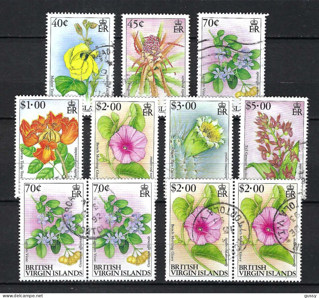 ILES VIERGES BRITANNIQUES Ca.1992: "FLEURS" Neufs** - Britse Maagdeneilanden