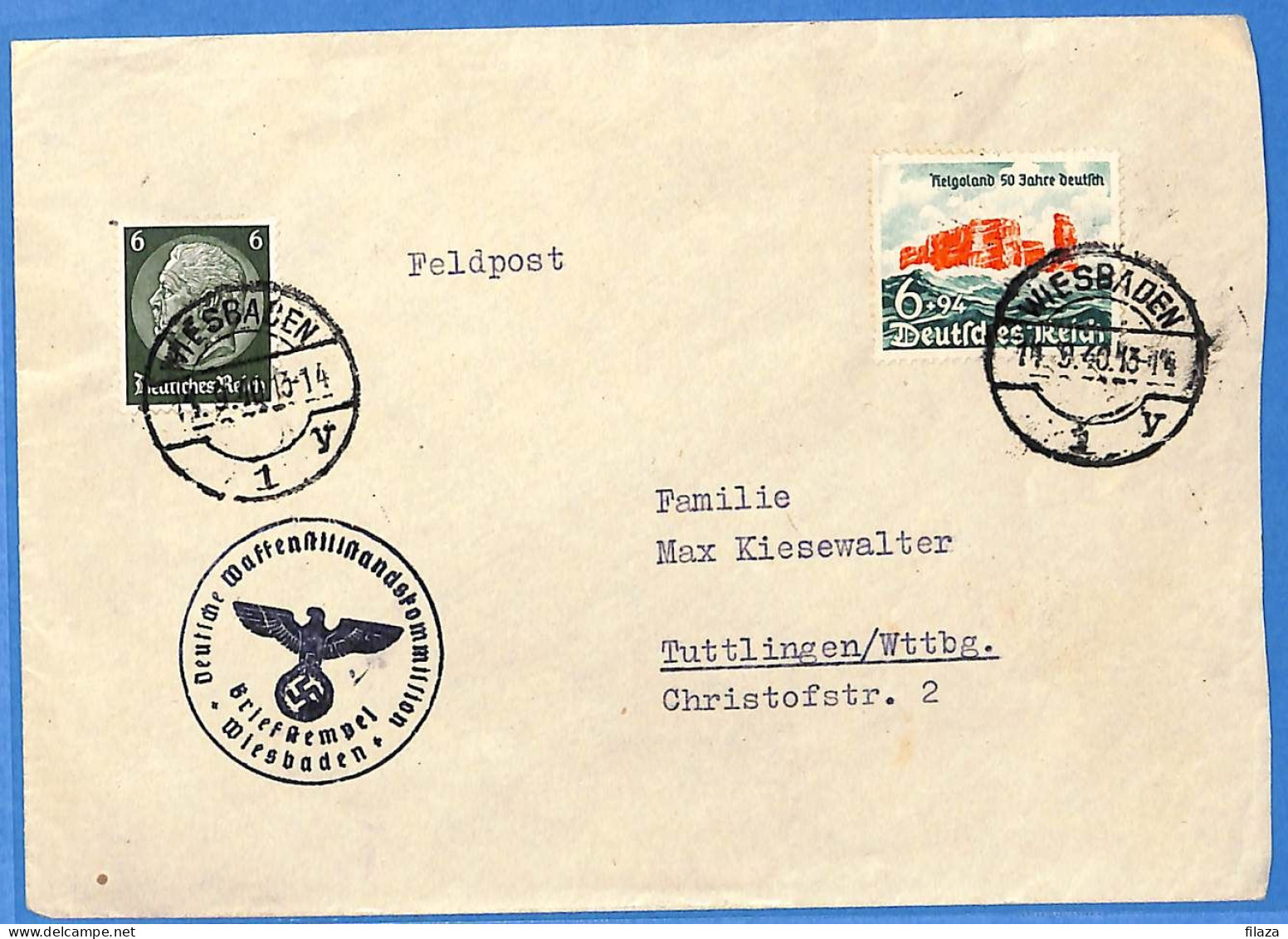 Allemagne Reich 1940 - Lettre De Wiesbaden - G32359 - Storia Postale