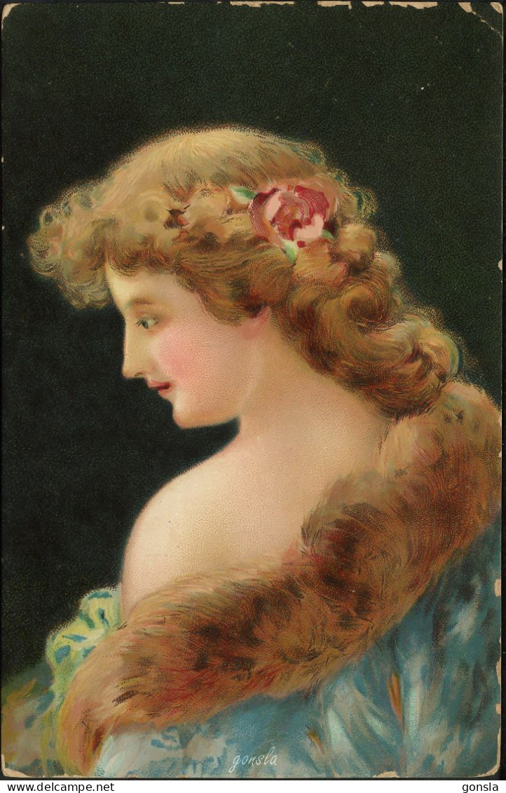 FEMME 1900 - Peintures & Tableaux