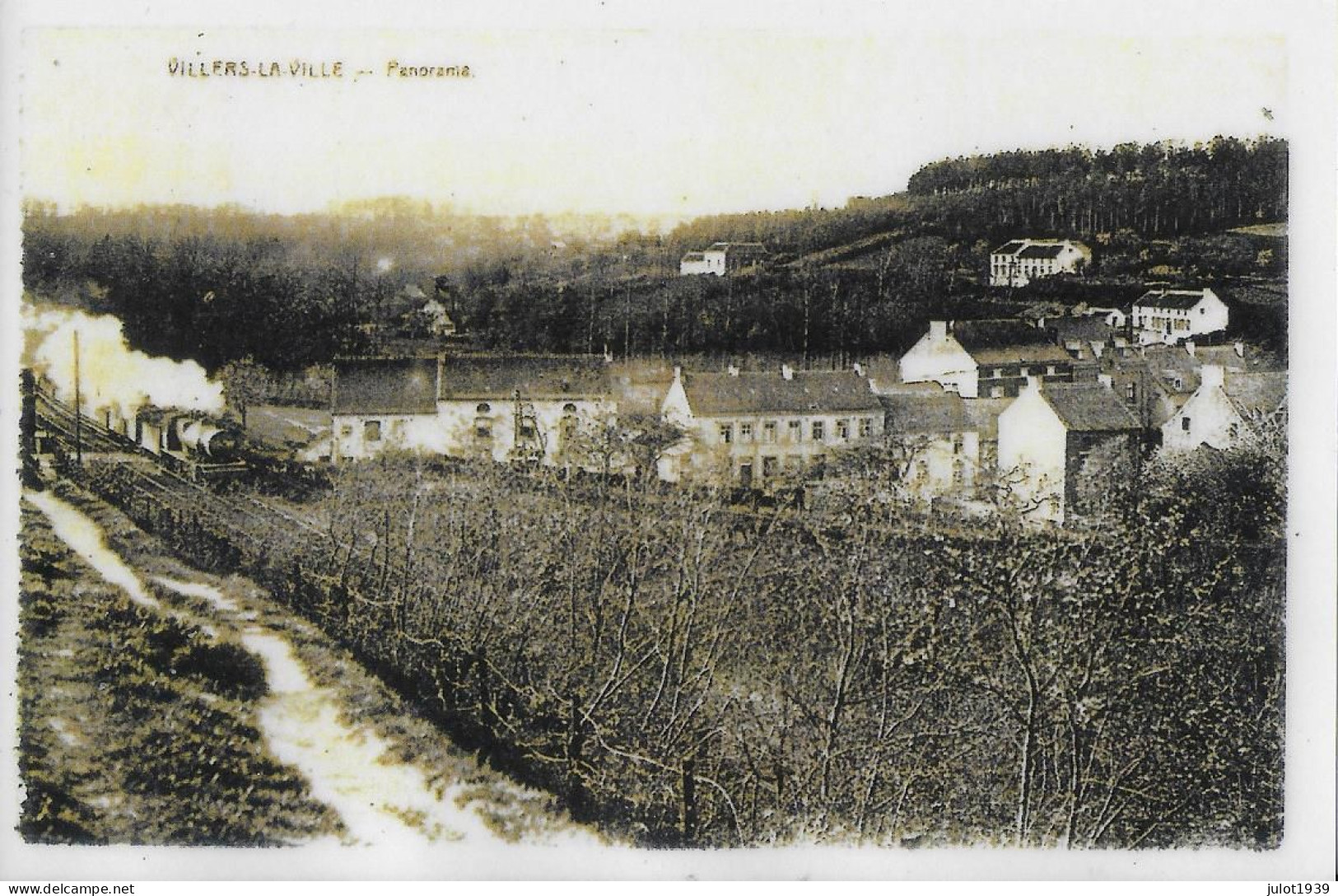 VILLERS - La - VILLE ..-- TRAIN . Panorama . - Villers-la-Ville