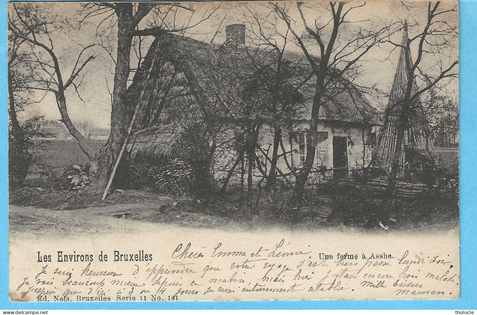 Les Environs De Bruxelles-Asse-Assche-1901-Oude Hoeve-Une Vieille Ferme-édition Originale Nels - Asse