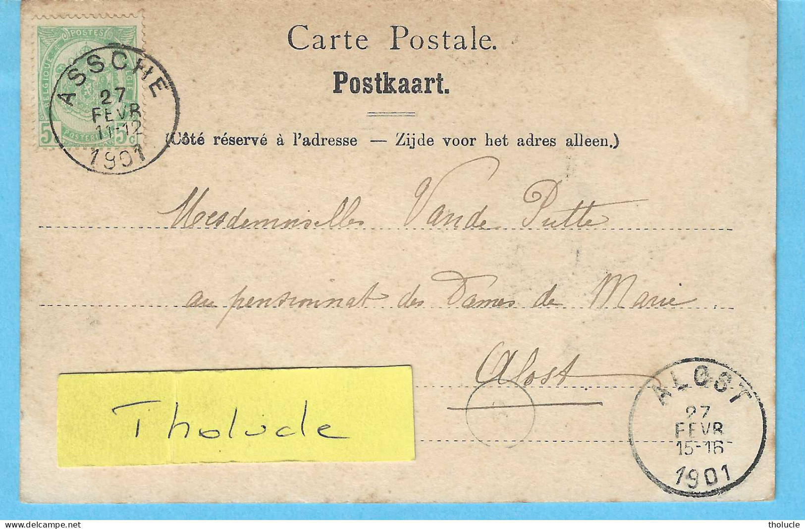 Les Environs De Bruxelles-Asse-Assche-1901-Oude Hoeve-Une Vieille Ferme-édition Originale Nels - Asse