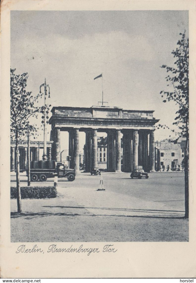 D-10785 Berlin - Brandenburger Tor - Pariser Platz Um 1940 - Armee Lastwagen - Cars - Oldtimer - Mitte