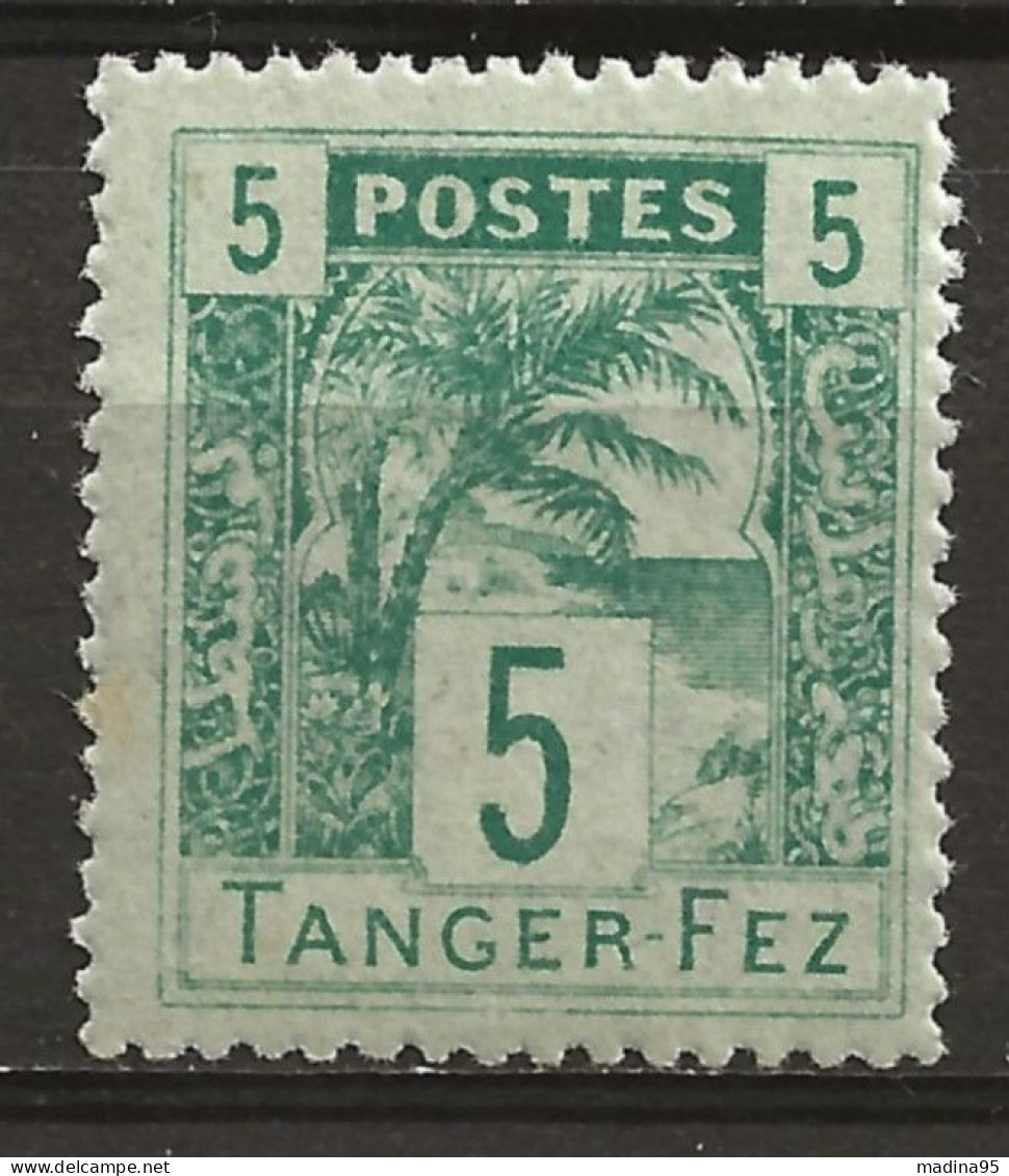 MAROC Colo: POSTES LOCALES, *, N° YT 121, Ch. Lèg., 1 Dt Rousse, B - Poste Locali