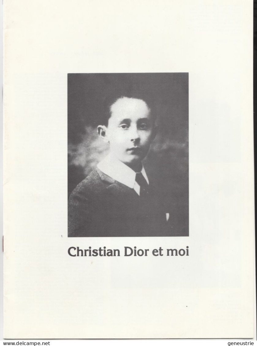 Livret "Christian Dior Et Moi" Exposition Musée Richard Anacréon à Granville 1987 - Storia