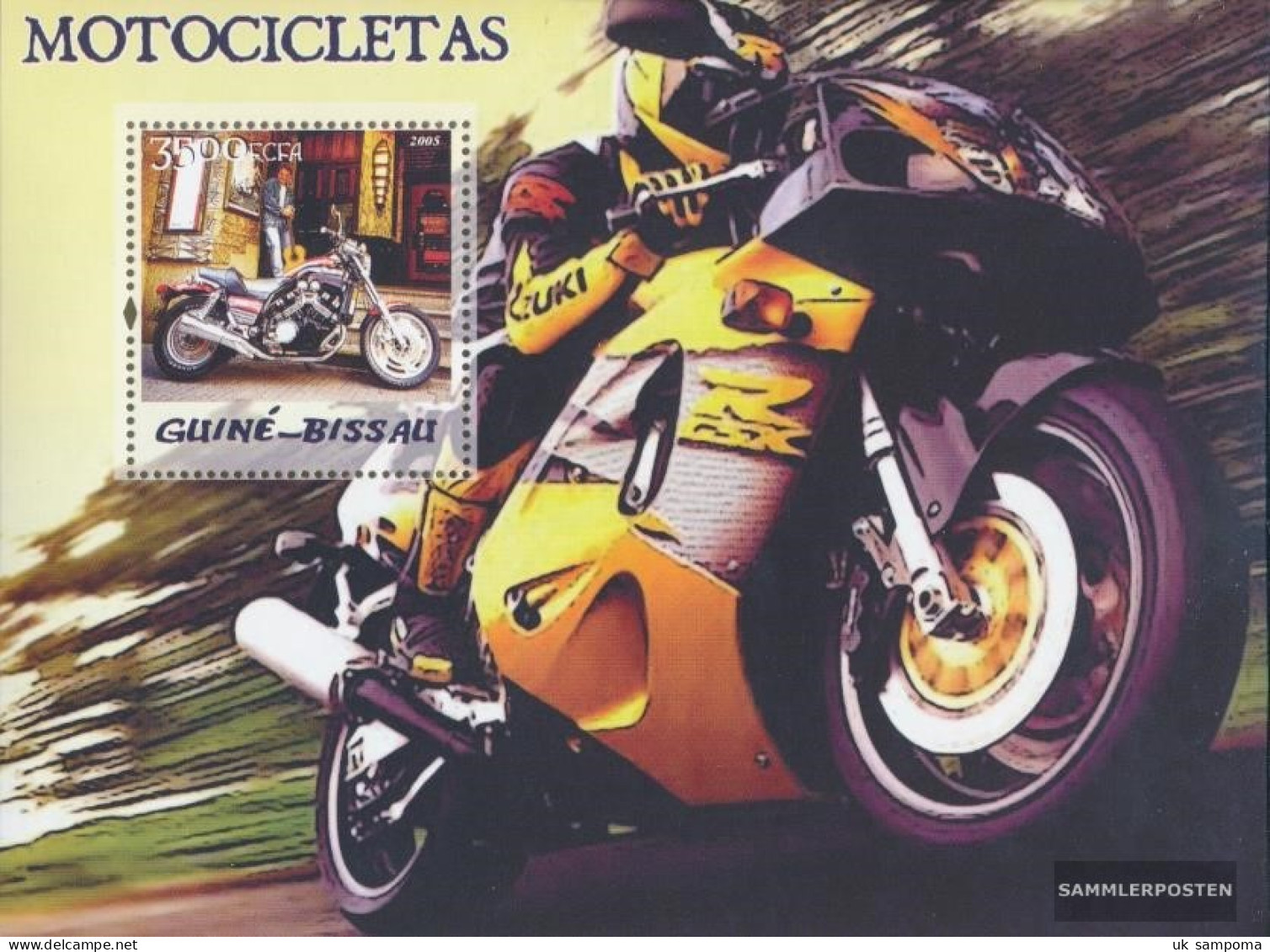 Guinea-Bissau Miniature Sheet 514 (complete. Issue) Unmounted Mint / Never Hinged 2005 Motorcycles - Guinea-Bissau