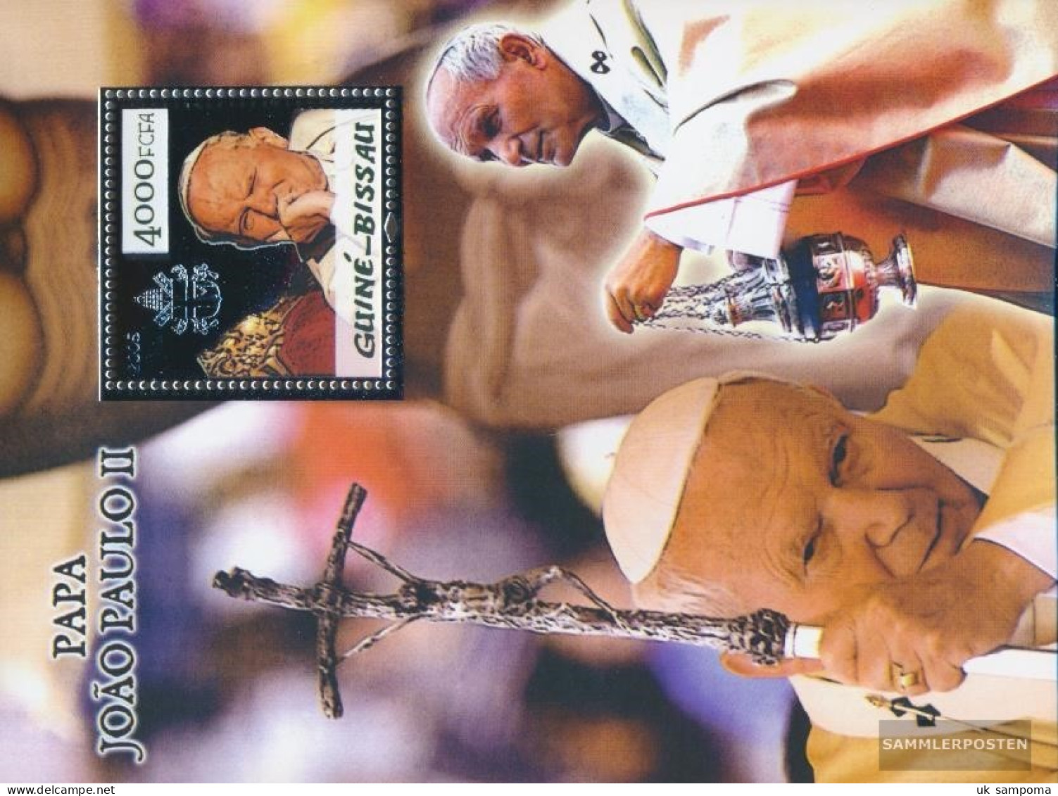 Guinea-Bissau Miniature Sheet 497 (complete. Issue) Unmounted Mint / Never Hinged 2005 Pope Johannes Paul II. - Guinea-Bissau