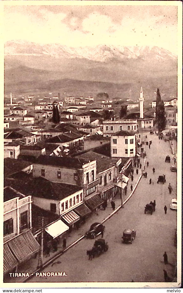 1941-TIRANA Panorama,viaggiata Ufficio Postale Militare/n.99 (4.4) - Guerre 1939-45