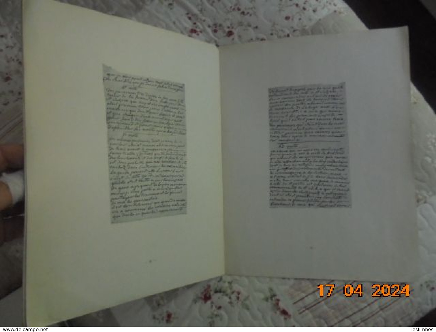 Les Massacres Du 2 Septembre 1792 A La Prison Des Carmes A Paris. Reproduction Du Manuscrit De Lapize De La Pannonie - Histoire