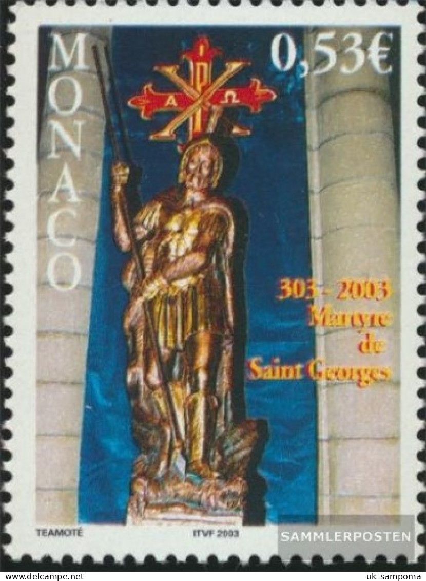 Monaco 2634 (complete Issue) Unmounted Mint / Never Hinged 2002 Holy Georg - Unused Stamps