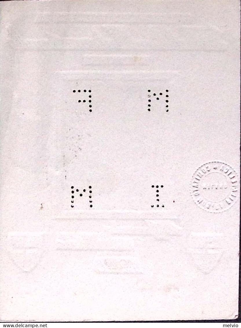 1946-PERFORATI M.F.I.M. (mostra Filatelica Internazionale Milano) Su Democratica - Esposizioni