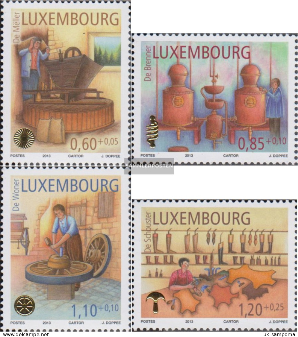 Luxembourg 1992-1995 (complete Issue) Unmounted Mint / Never Hinged 2013 Old Crafts - Nuovi