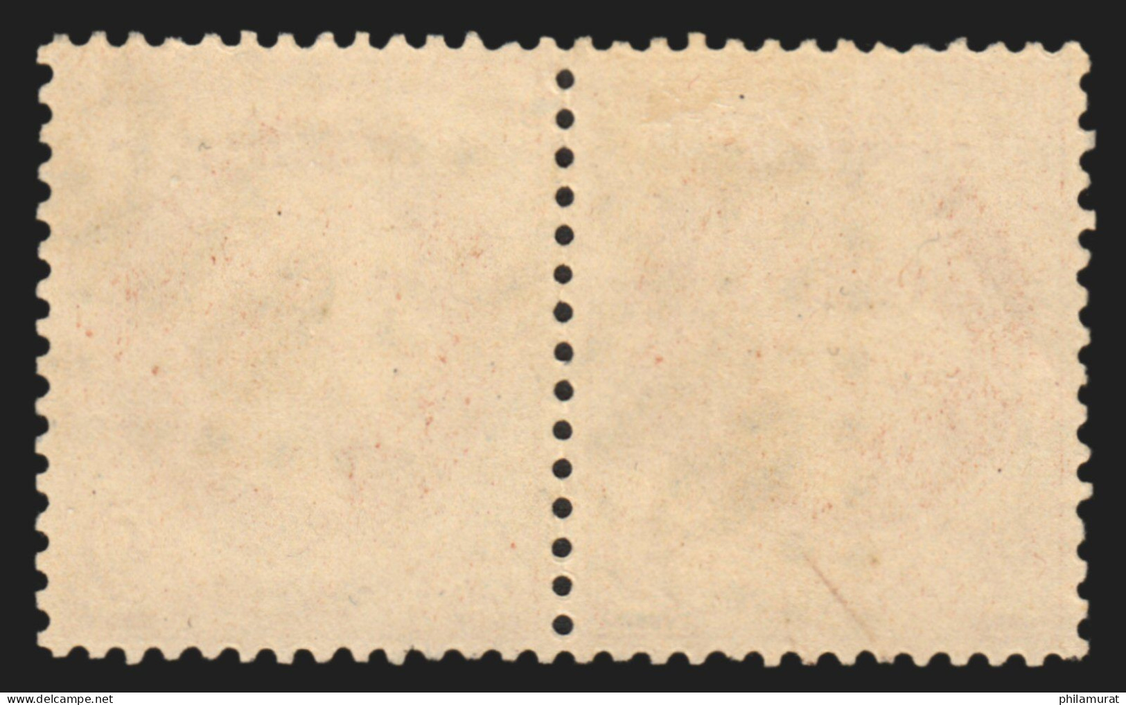N°26A Paire, 2c Rouge-brun, Type I, Oblitéré GC 2219 MARIGNANE Indice 7 - TB - 1863-1870 Napoléon III Lauré