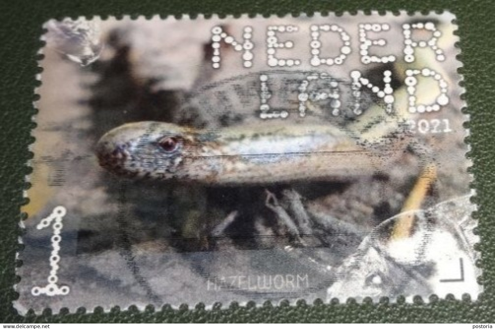 Nederland - NVPH - Xxxx - 2021 - Gebruikt - Beleef De Natuur - Hazelworm - Used Stamps