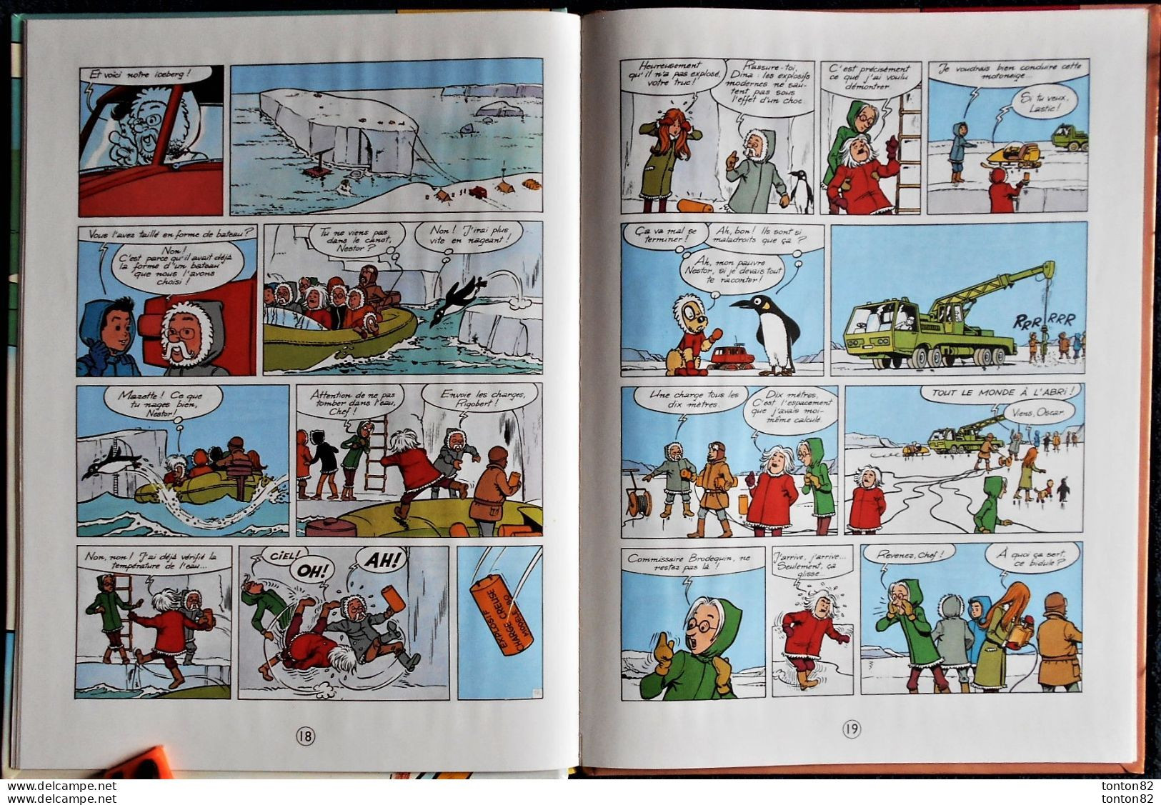 François Craenhals - Georges Chaulet - Les 4 as et l' Iceberg - Casterman - ( 1987 ) .