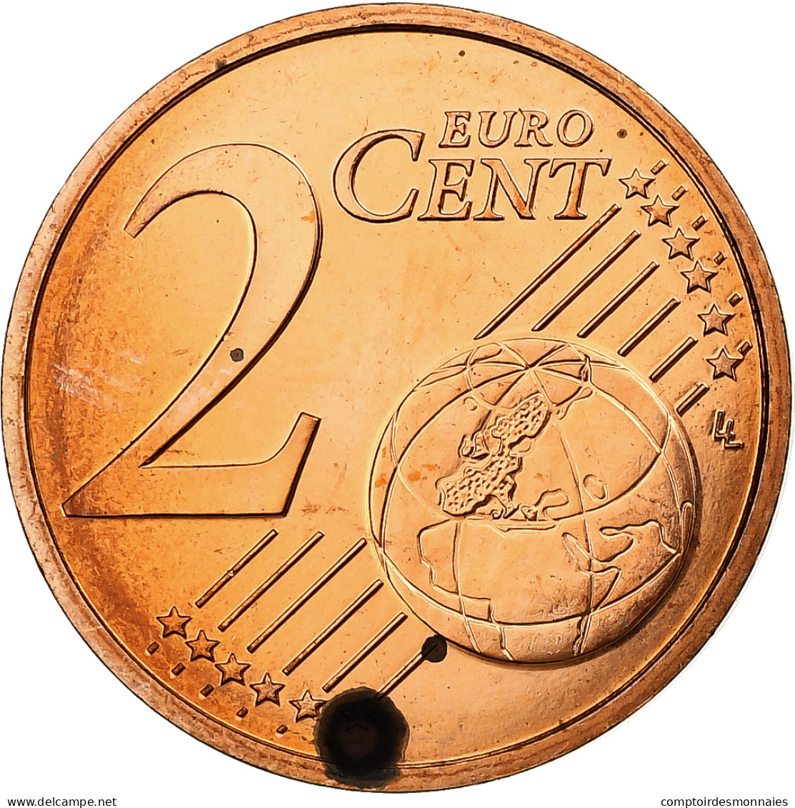 France, 2 Euro Cent, BU, 2002, MDP, Cuivre Plaqué Acier, FDC, KM:1283 - Francia