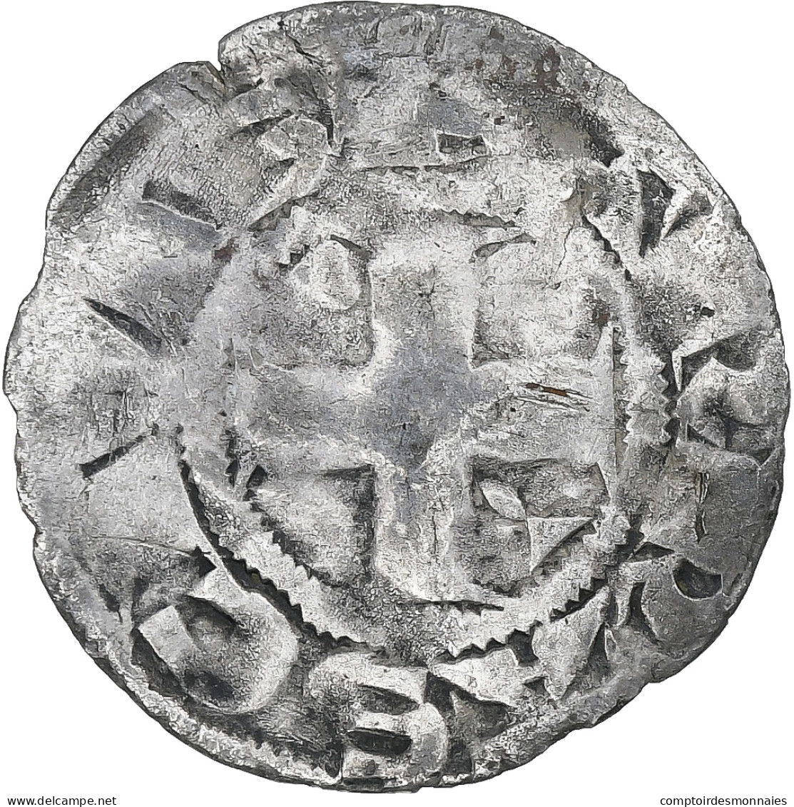 France, Philippe II Auguste, Denier, 1180-1223, Arras, Billon, TB, Duplessy:166 - 1180-1223 Philipp II. August 