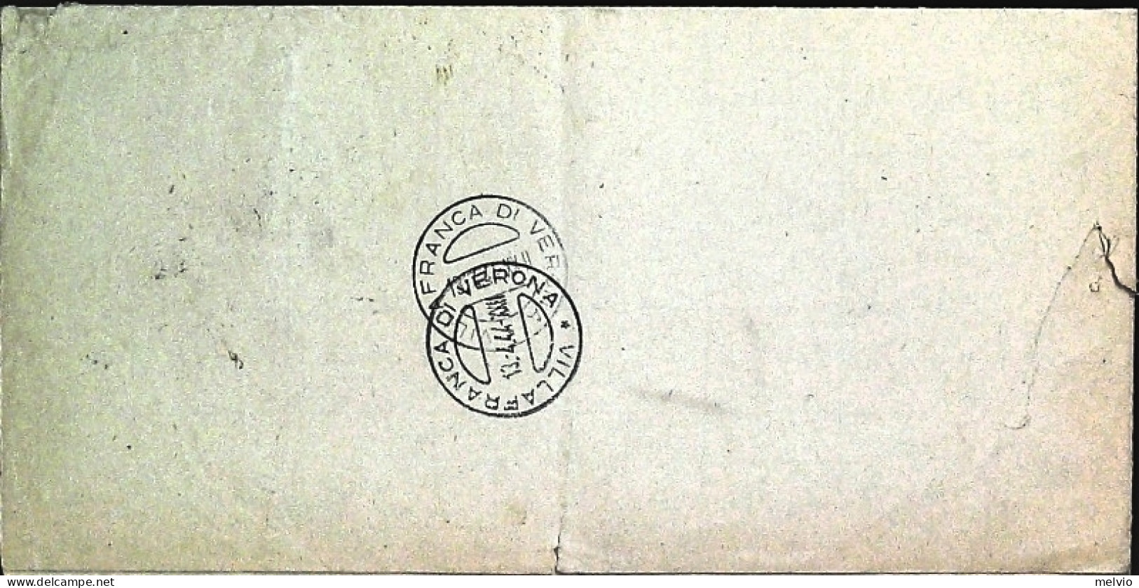 1944-RSI Piego Ospedaliero Raccomandato Pacchi Postali 5c+30c.fascetto Rosso Ara - Marcophilie