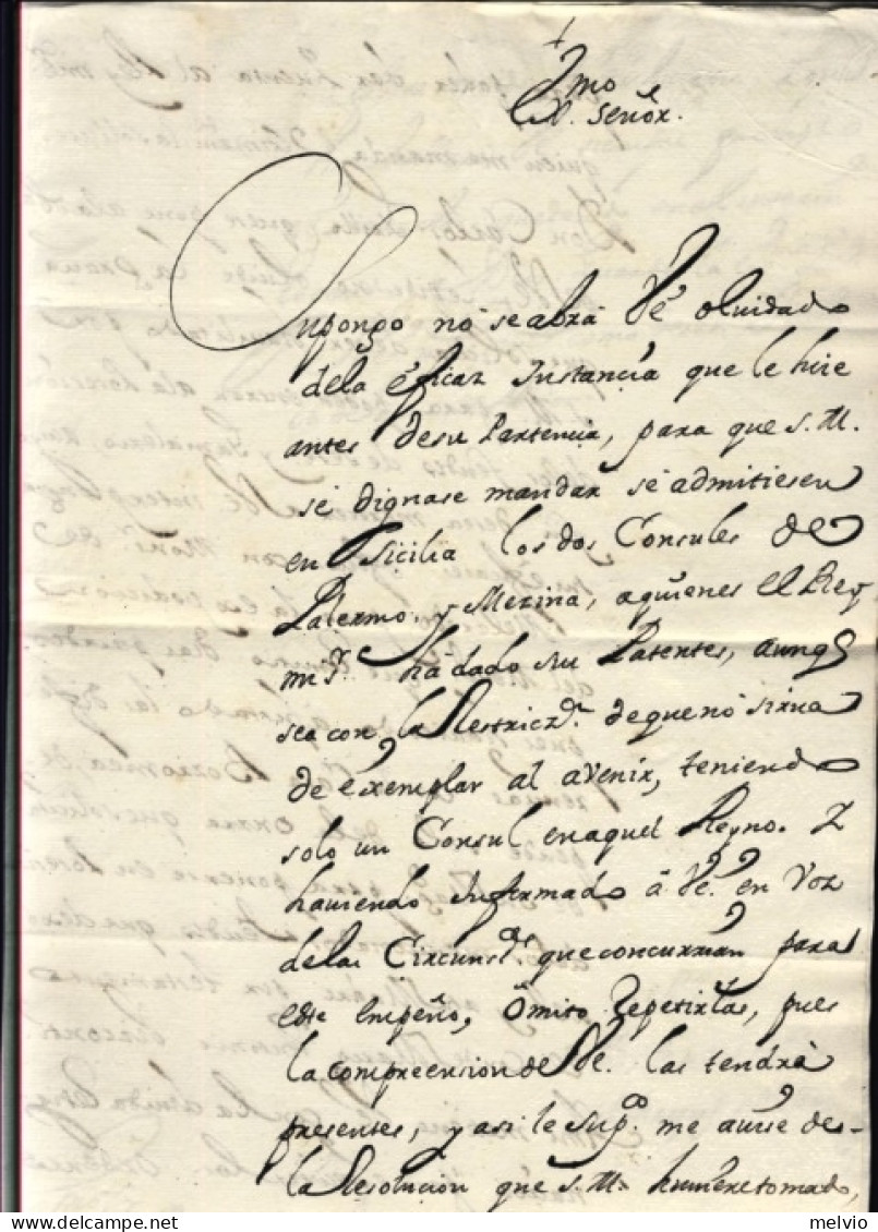 1717-lettera Datata 26 Giugno Del Marchese De Villamajor Ambasciatore Di Spagna  - Documentos Históricos
