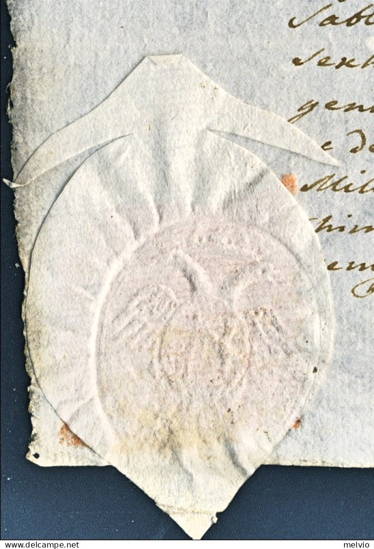 1749-documento Vicario Vescovile Pietro Francesco Gerenzano Bonomi Dato In Cremo - Historische Dokumente
