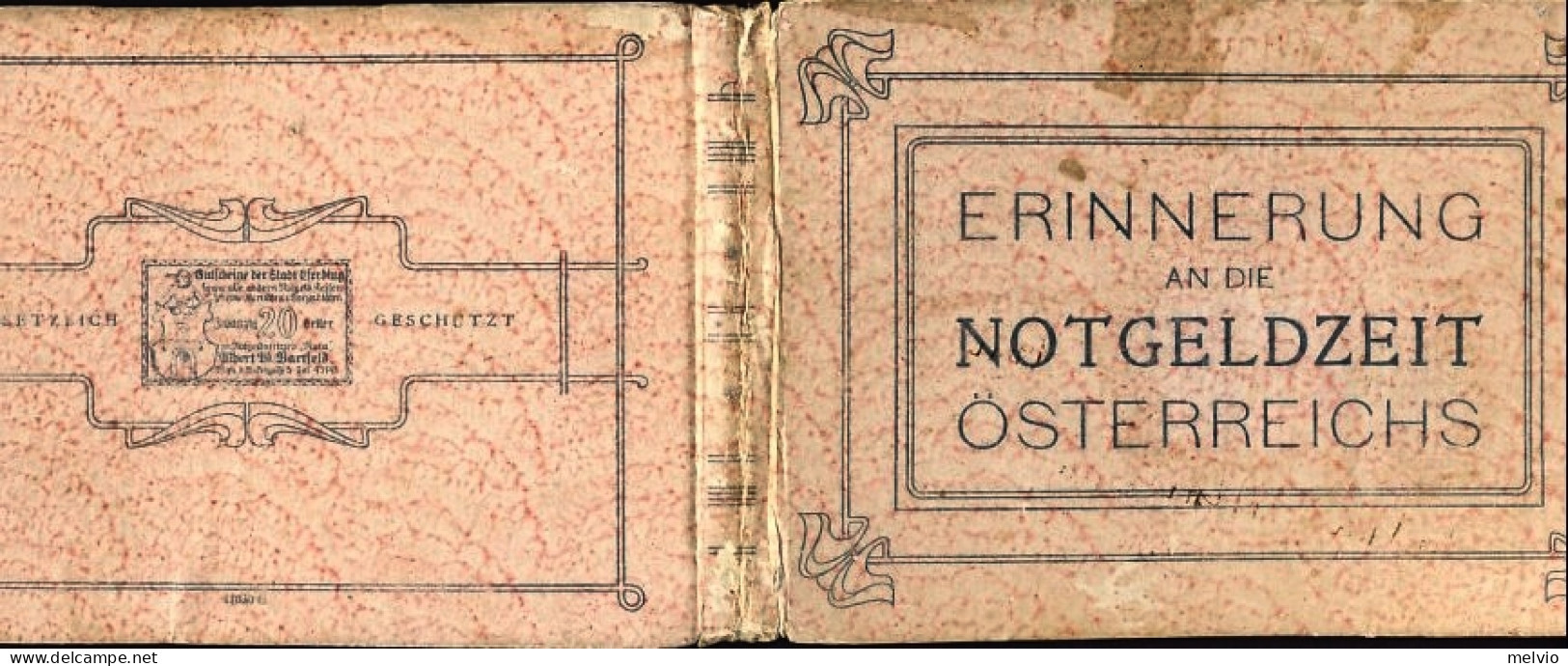 1920circa-Austria Libretto "Erinnerung An Die Notgeldzeit Osterreichs"con Più Di - Sonstige & Ohne Zuordnung