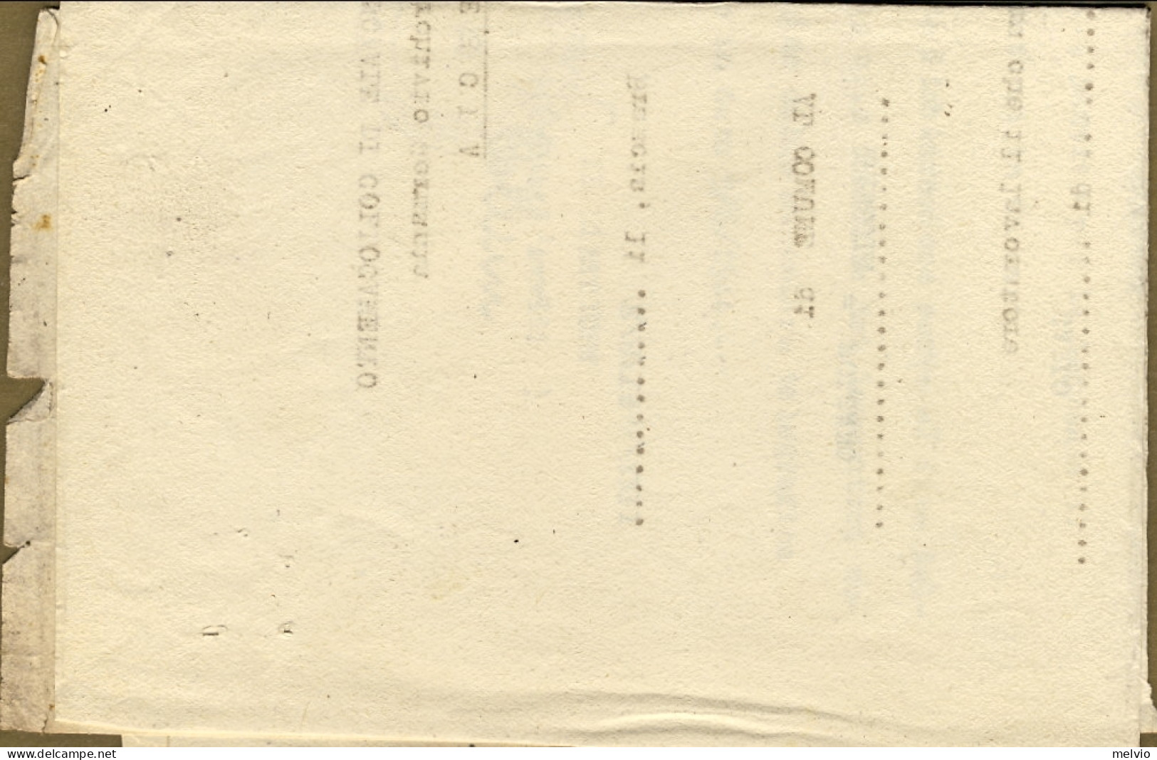 1944-RSI Cat.Sassone Euro 150, Recapito Autorizzato 10c. Bruno Isolato Su Piego  - Poststempel