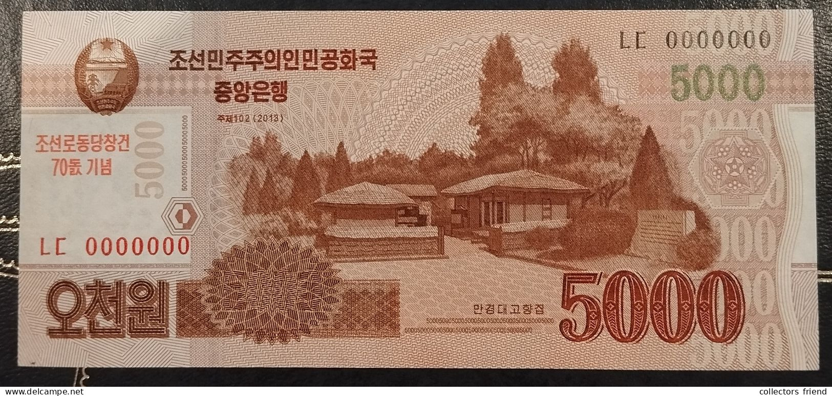 North Korea Nordkorea - 2013 - 5000 Won - P CS19 - UNC - Corée Du Nord