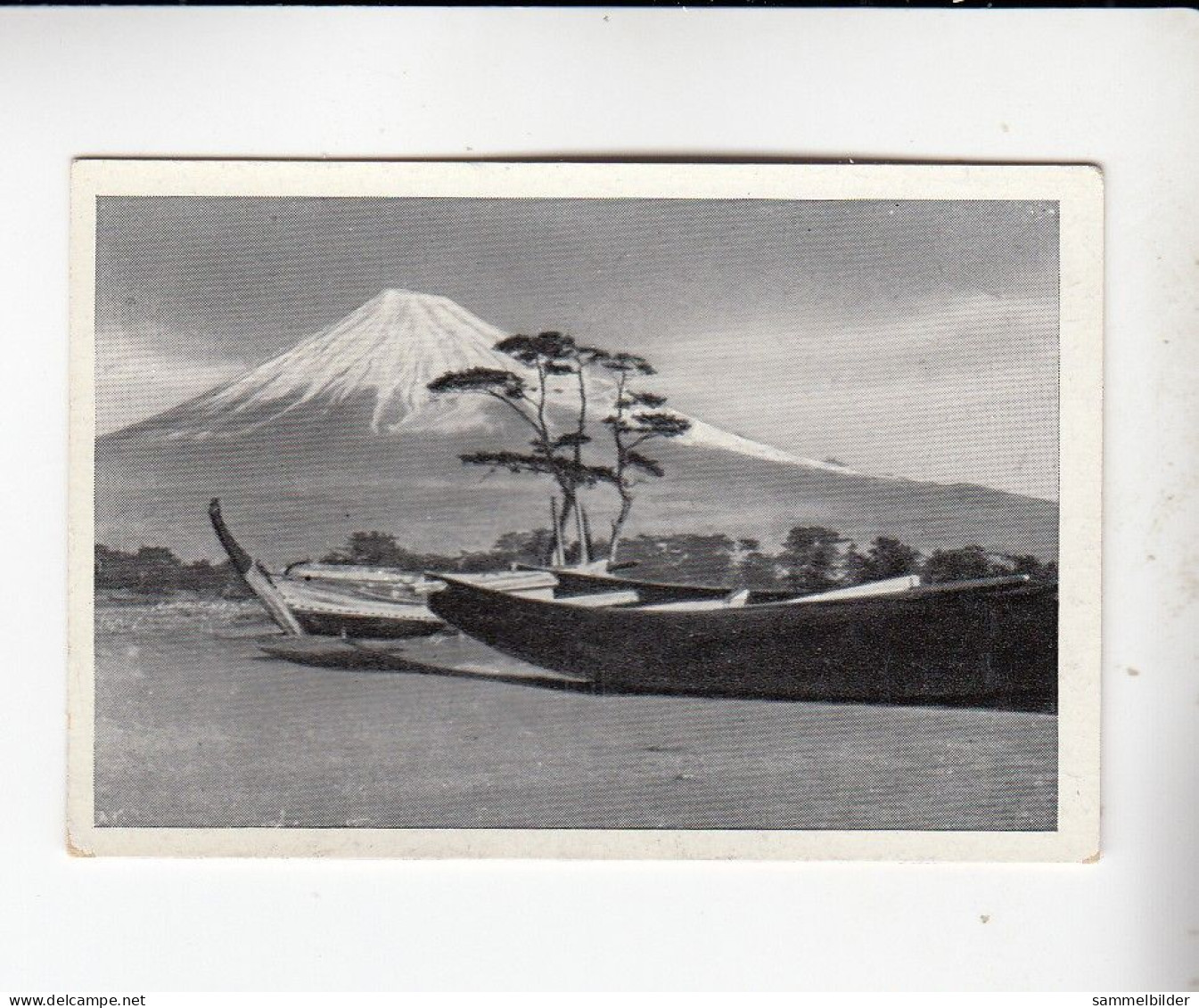 Mit Trumpf Durch Alle Welt Berühmte Berge Fudschijama     A Serie 17 #6 Von 1933 - Zigarettenmarken