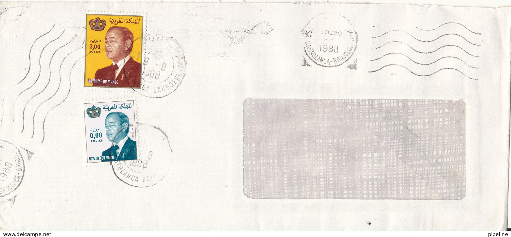 Morocco Cover 9-8-1988 - Marokko (1956-...)