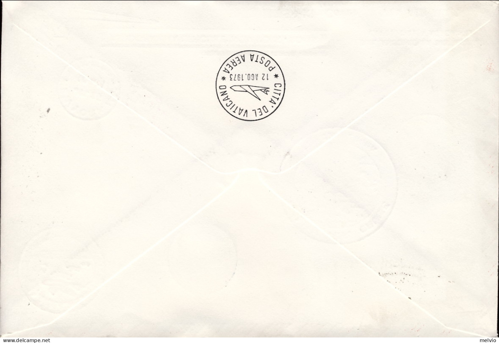 1973-U.S.A. Vaticano Ufficiale New York Roma Per Il 40 Anniversario Crociera Nor - 1971-80: Poststempel