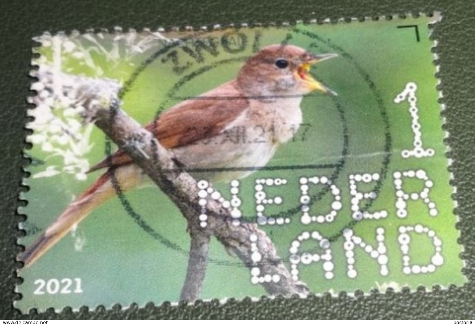 Nederland - NVPH - Xxxx - 2021 - Gebruikt - Beleef De Natuur - Nachtegaal - Used Stamps