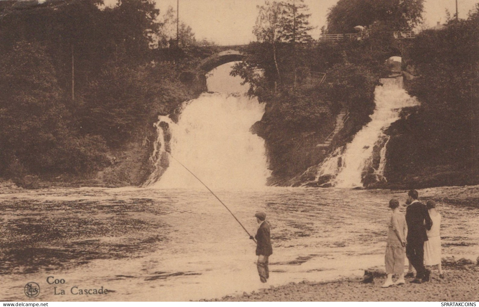 BELGIUM COO WATERFALL Province Of Liège Postcard CPA #PAD103.GB - Stavelot