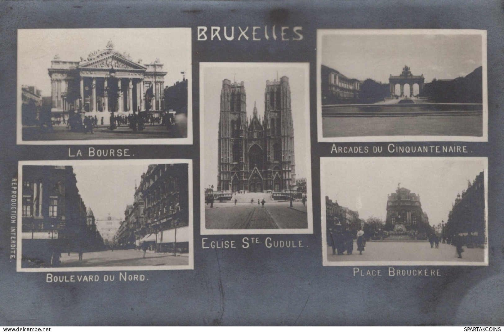 BELGIUM BRUSSELS Postcard CPA #PAD613.GB - Bruxelles-ville