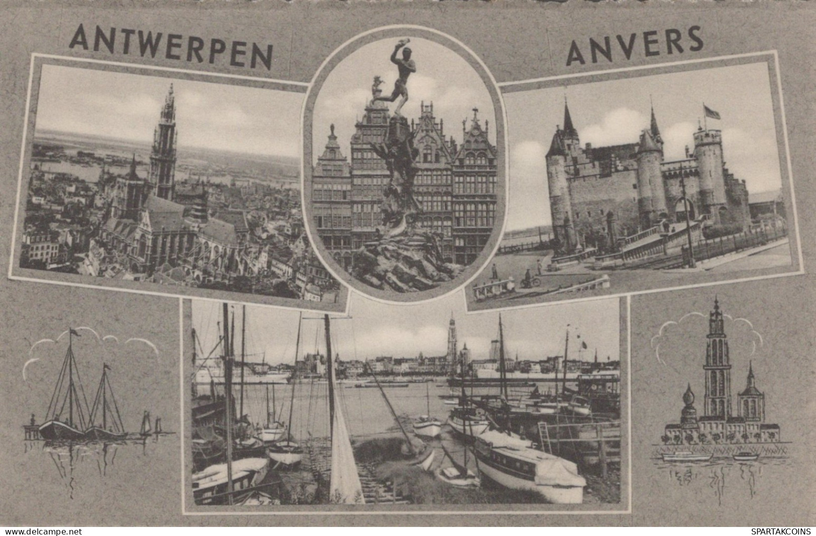 BELGIUM ANTWERPEN Postcard CPA #PAD425.GB - Antwerpen